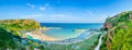 Aerial view of the Bolata beach in Bulgaria...IMAGE Royalty Free Stock Photo