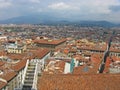 Aerial View of Bologna city Italy