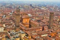 Aerial view of Bologna Royalty Free Stock Photo