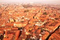 Aerial View of Bologna from the Tower Royalty Free Stock Photo