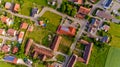 Aerial view of Boos village in Bavaria. Germany. Royalty Free Stock Photo