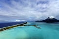 Aerial view on Bora Bora