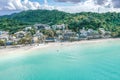 Aerial view of Boracay beach in Philippines Royalty Free Stock Photo