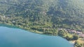Aerial view of Boracko lake in Bosnia and Hercegovina in Summer