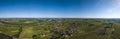 Aerial view, Bordeaux vineyard, landscape vineyard south west of france Royalty Free Stock Photo