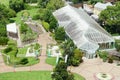 Aerial view of a botanical garden with tree in lakeland, Florida Royalty Free Stock Photo