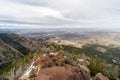Aerial view of Boulder, Colorado Royalty Free Stock Photo