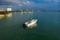 Aerial view of Bowrider boat close to Clearwater Marine area 2