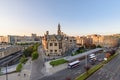 Aerial view Bradford City center UK Royalty Free Stock Photo