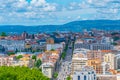 Aerial view of Braga from Monte Picoto, Portugal Royalty Free Stock Photo