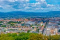 Aerial view of Braga from Monte Picoto, Portugal Royalty Free Stock Photo