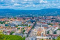 Aerial view of Braga from Monte Picoto, Portugal Royalty Free Stock Photo