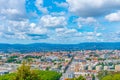 Aerial view of Braga from Monte Picoto, Portugal Royalty Free Stock Photo