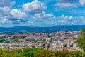 Aerial view of Braga from Monte Picoto, Portugal Royalty Free Stock Photo