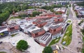 Aerial view of the brand new Aalto university campus, Espoo, Finland