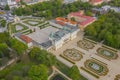 Aerial view of Branicki Palace in Bialystok