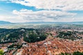 Aerial View Of Brasov City Of Romania Royalty Free Stock Photo