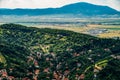 Aerial View Of Brasov City Of Romania Royalty Free Stock Photo