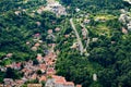 Aerial View Of Brasov City Of Romania Royalty Free Stock Photo