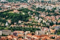 Aerial View Of Brasov City Of Romania Royalty Free Stock Photo