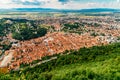 Aerial View Of Brasov City Of Romania Royalty Free Stock Photo