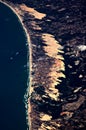 Aerial view of brazilian Atlantic coast, Brazil, South America