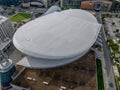 Aerial View Of Bridgestone Arena Home Of The Nashville Predators