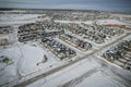 Aerial View of Brighton Neighborhood in Saskatoon