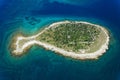 Aerial view of Brijuni National Park Royalty Free Stock Photo