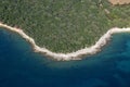 Aerial view of Brijuni National Park Royalty Free Stock Photo