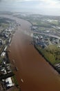 Aerial view Brisbane River