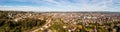 Aerial view of Brive La Gaillarde, in autumn, in Nouvelle-Aquitaine, Limousin, France