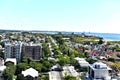 Aerial view brooklyn manhattan beach new york