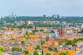Aerial view of Brussels from Koekelberg basilica in Belgium Royalty Free Stock Photo