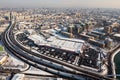 Aerial view from Bucharest Royalty Free Stock Photo