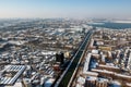 Aerial view from Bucharest