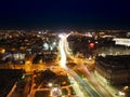 Aerial view of Bucharest city