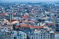 Aerial view of Budapest skyline, Hungary Royalty Free Stock Photo
