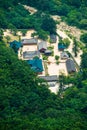 Aerial view of the Buddhist Sinheungsa Temple