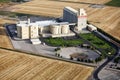 An aerial view of the Budweiser barley malting facility in Idaho. Royalty Free Stock Photo