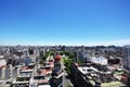 Aerial view of Buenos Aires and Plaza y Congreso de la Nacion with old domes in Buenos Aires, Argentina Royalty Free Stock Photo