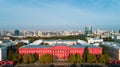 Aerial view building Kyiv National University of Taras Shevchenko on a sunny day