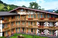 Buildings architecture of Kitzbuhel town