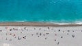 Aerial view on buildings and city, Old town in Nice, France Royalty Free Stock Photo