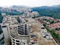 Aerial view of Bukit Batok from industrial skyscraper