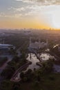 aerial view of a Bukit Jelutong Mosque in Malaysia Royalty Free Stock Photo