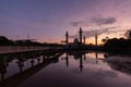 aerial view of a Bukit Jelutong Mosque in Malaysia Royalty Free Stock Photo