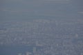 aerial view of bulgarian capital sofia taken from the top of vitosha mountain....IMAGE Royalty Free Stock Photo