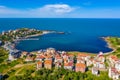 Aerial view of Bulgarian seaside town Ahtopol Royalty Free Stock Photo