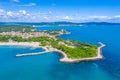Aerial view of Bulgarian seaside town Kiten Royalty Free Stock Photo